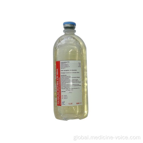 Injectable Insulin GMP Polygeline Injection 3.5% 500ml Supplier